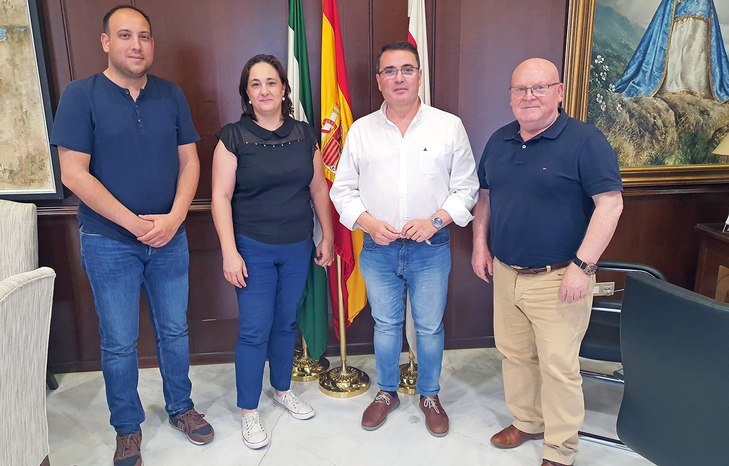 Andújar cierra la campaña de contactos que la APJ y el Colegio de Periodistas han mantenido con profesionales de la provincia