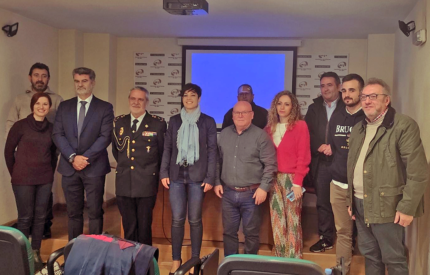 La APJ y el Colegio de Periodistas de Jaén rinden un reconocimiento a Diego Moya, portavoz de la Policía Nacional en nuestra provincia