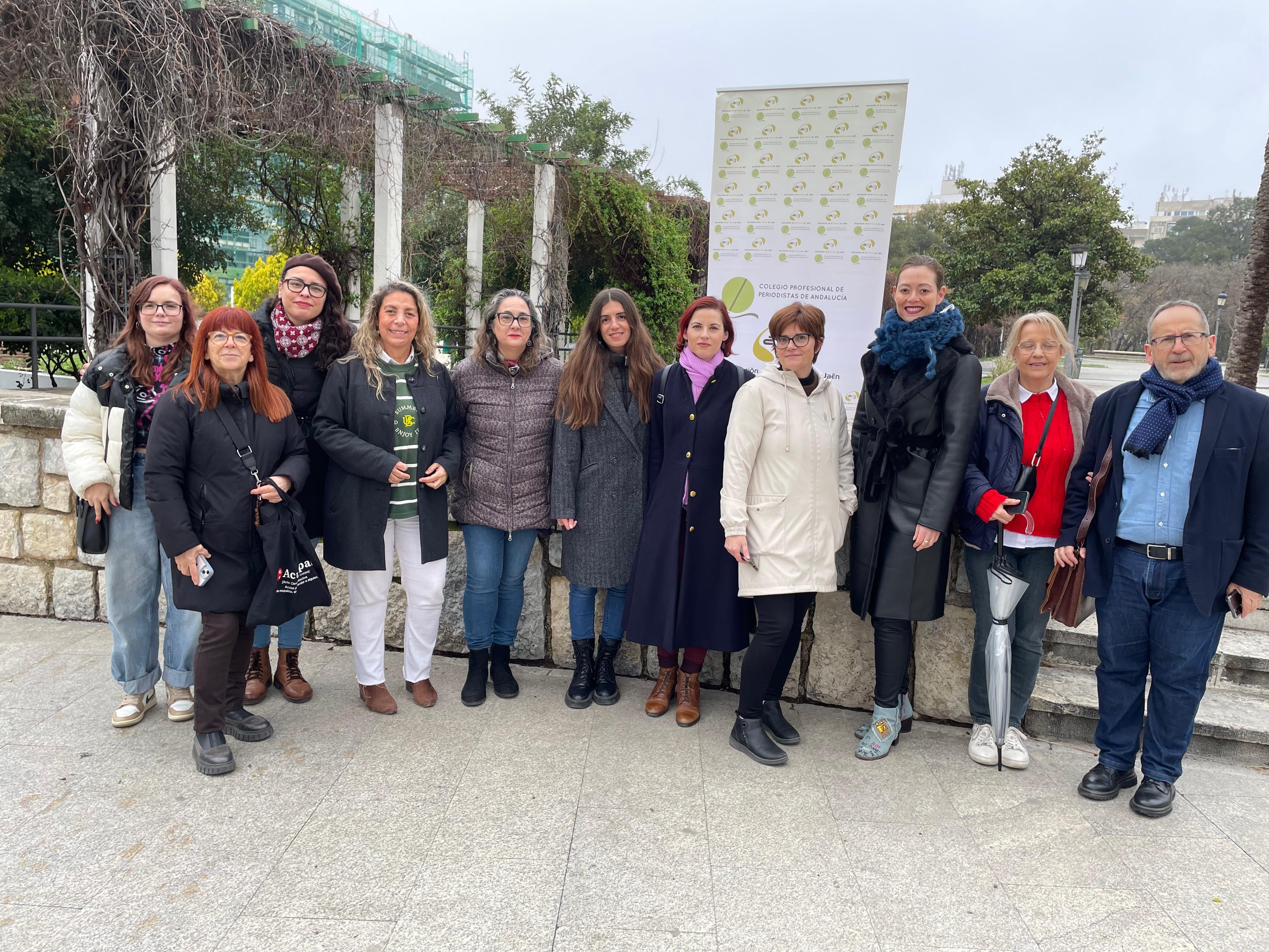 Las periodistas de Jaén alzan la voz por la igualdad con la lectura de un manifiesto con motivo del 8M
